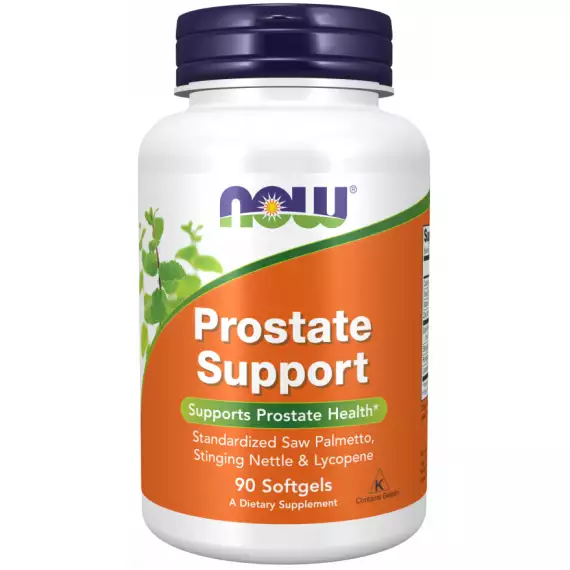 Prostate Support 90 softgels - saw palmetto, stinging nettle, lycopene, zinc and vitamin B6 for a healthy prostate | NOW Foods