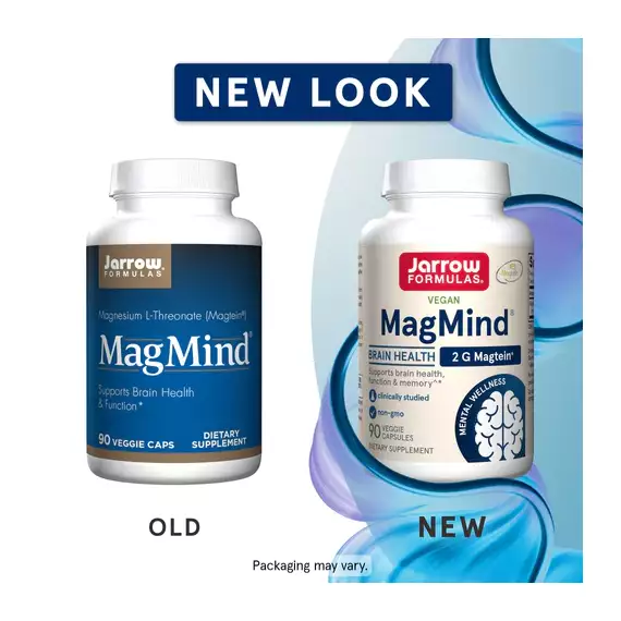 MagMind 90 capsules - magnesium L-threonate for the brain | Jarrow Formulas