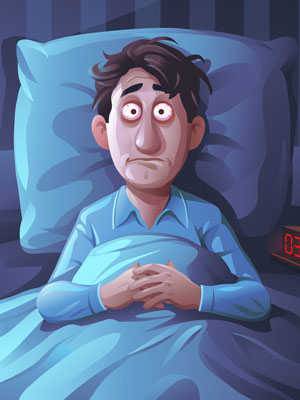 Wide awake at night but tired in the morning? How to cure insomnia!