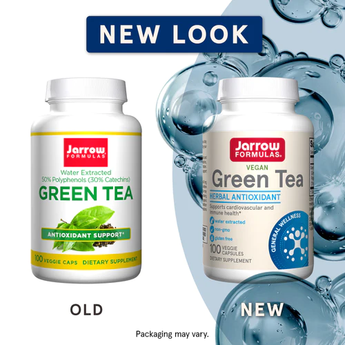 Green Tea 100 capsules polyfenolen, catechines en EGCG voor gezonde