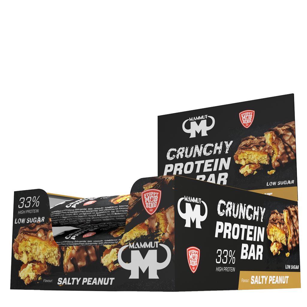 Crunchy Protein Bar 45g 12 crispy protein bars with delicious