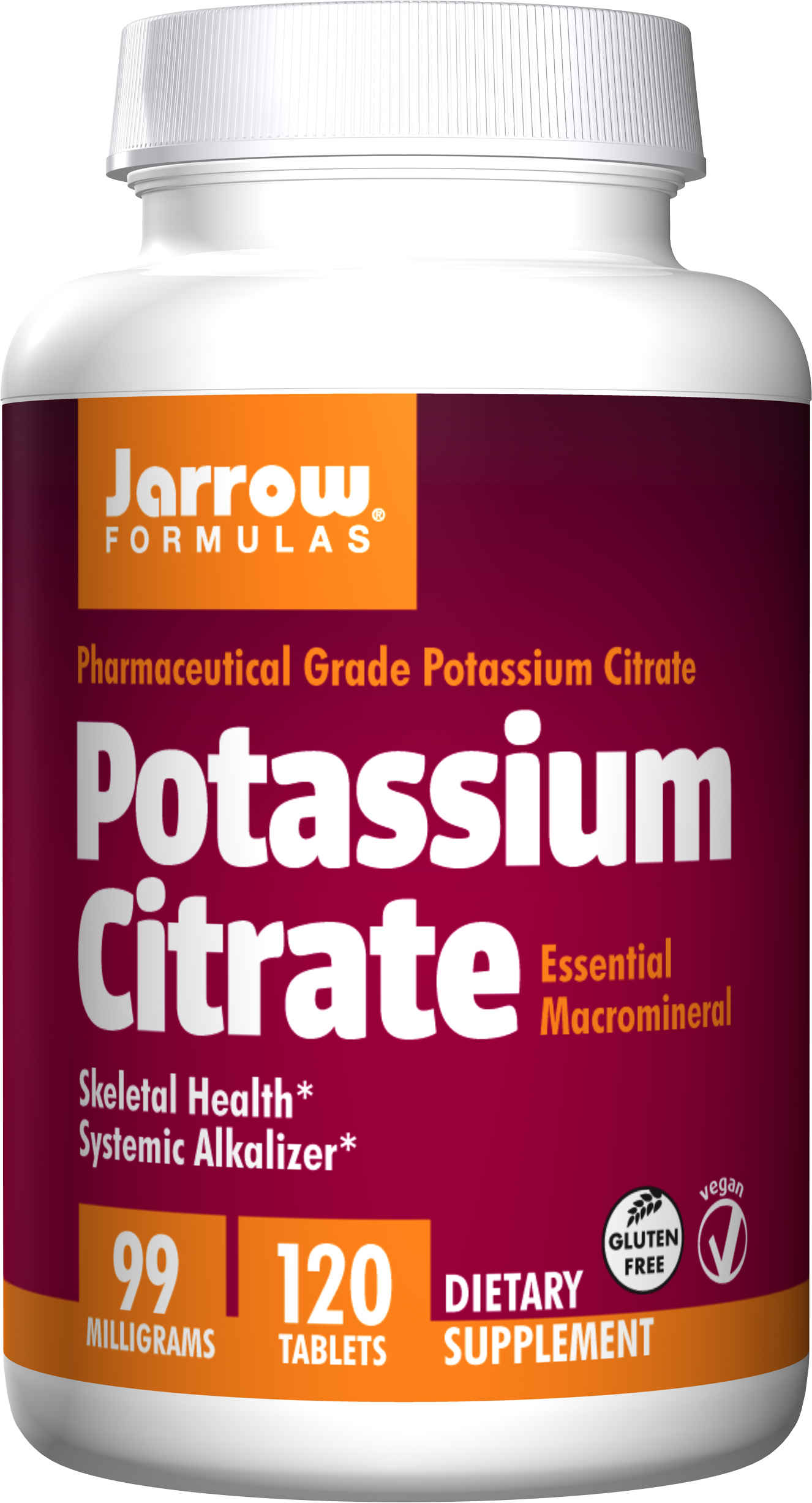 Potassium citrate 99mg 120 tablets Jarrow Formulas Pasio Online