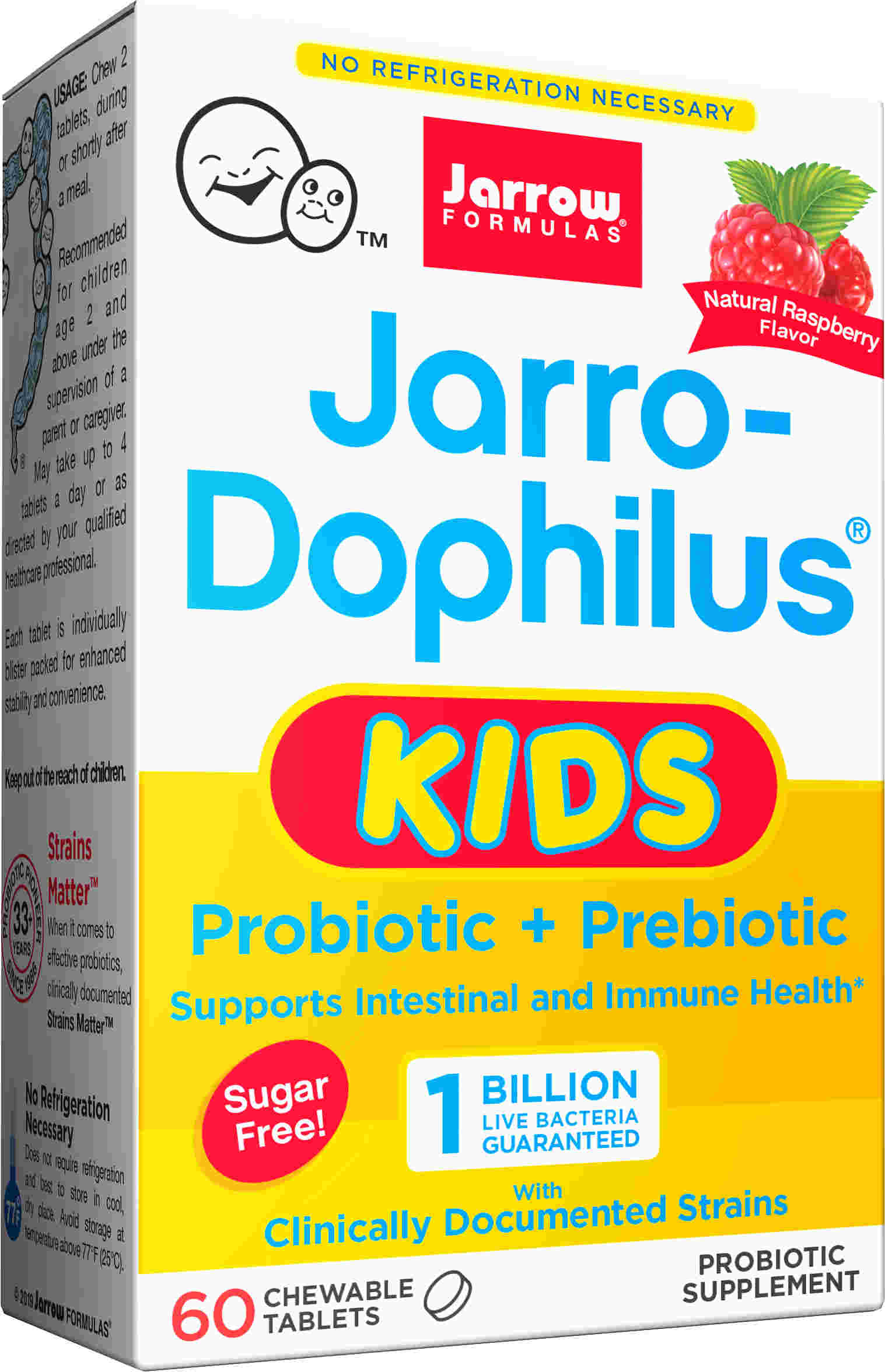 JarroDophilus Kids 1 billion 60 tablets temperature stable chewable