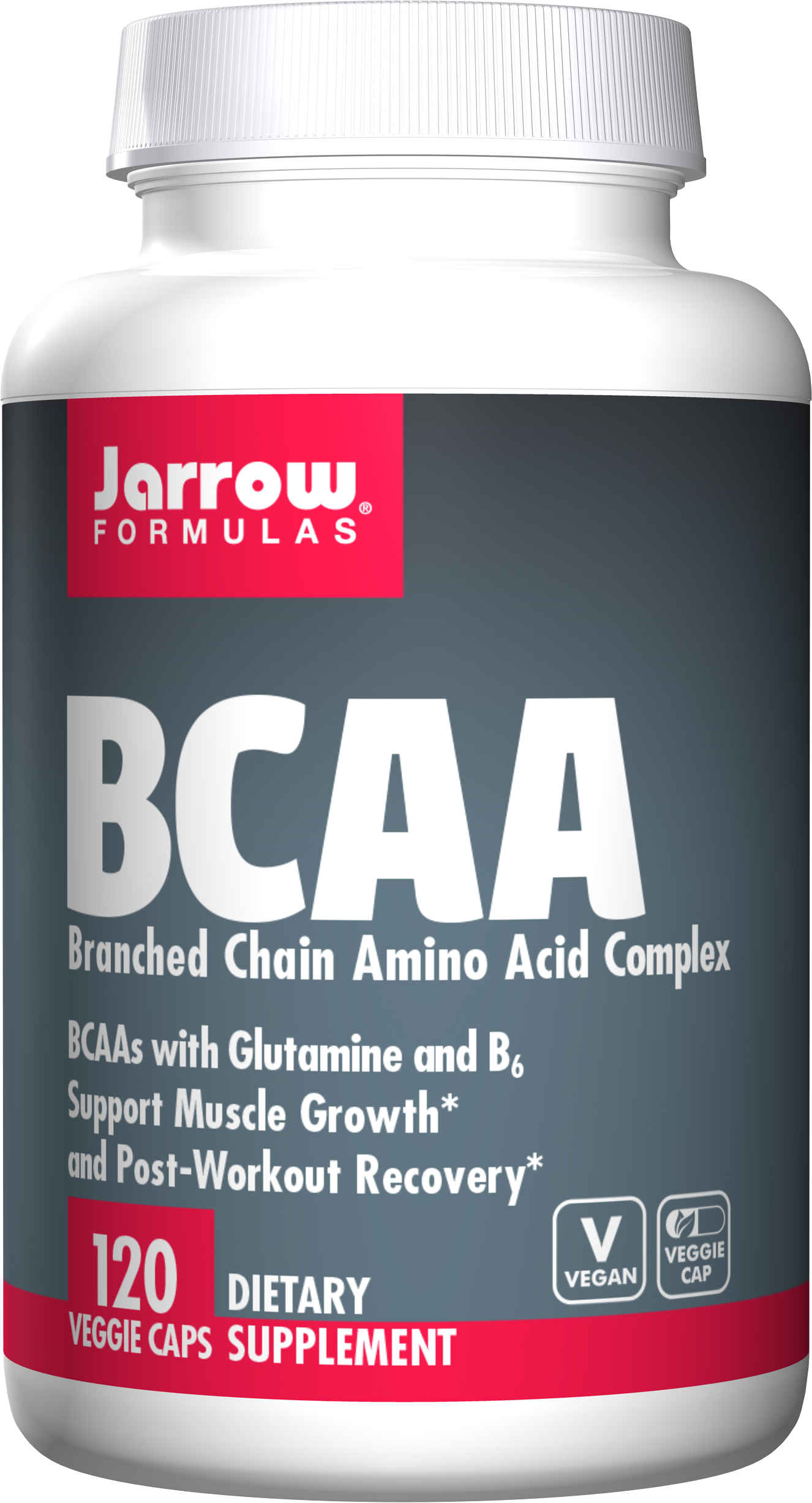BCAA Complex 120 capsules branched chain amino acids with glutamine
