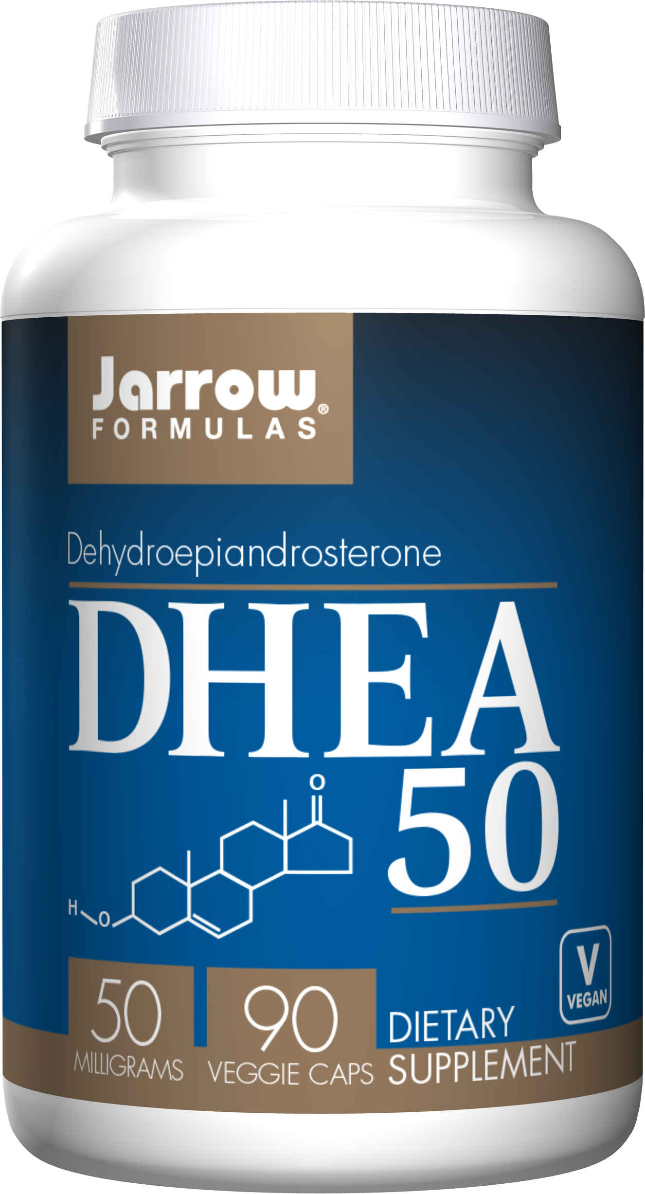 DHEA 50mg 90 capsules dehydroepiandrosterone Jarrow Formulas