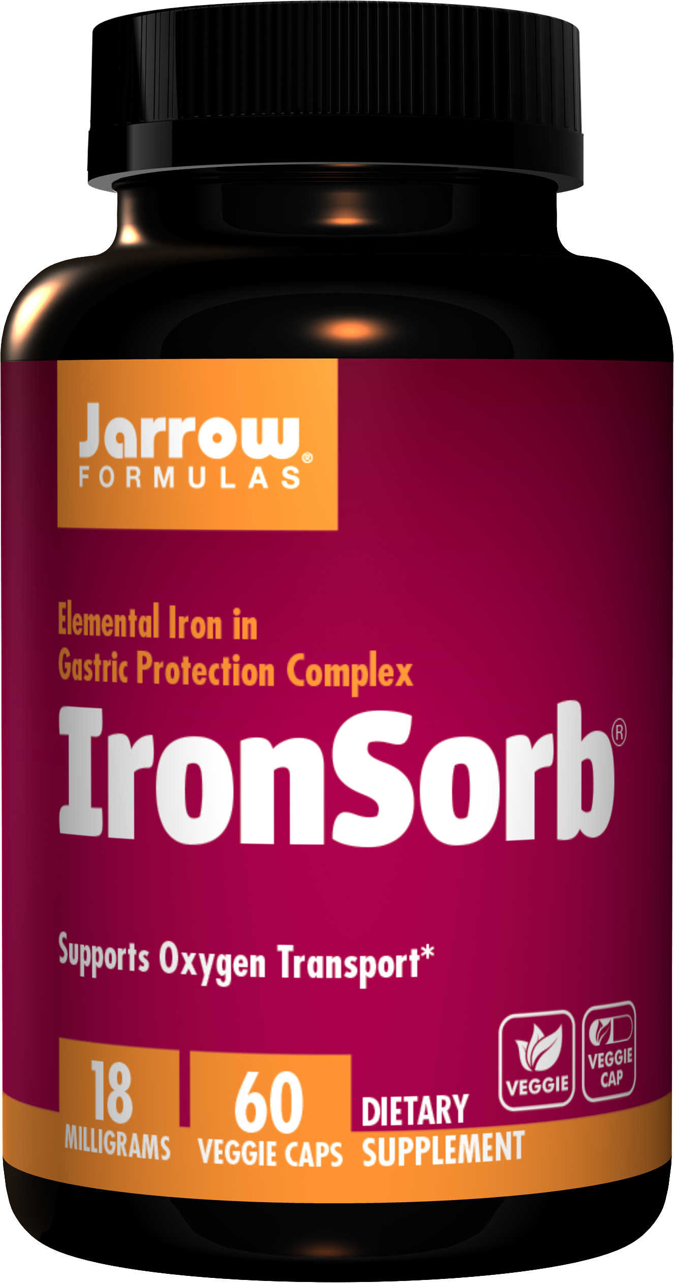 IronSorb 60 capsules - chelated iron complex (Iron Protein Succinylate ...