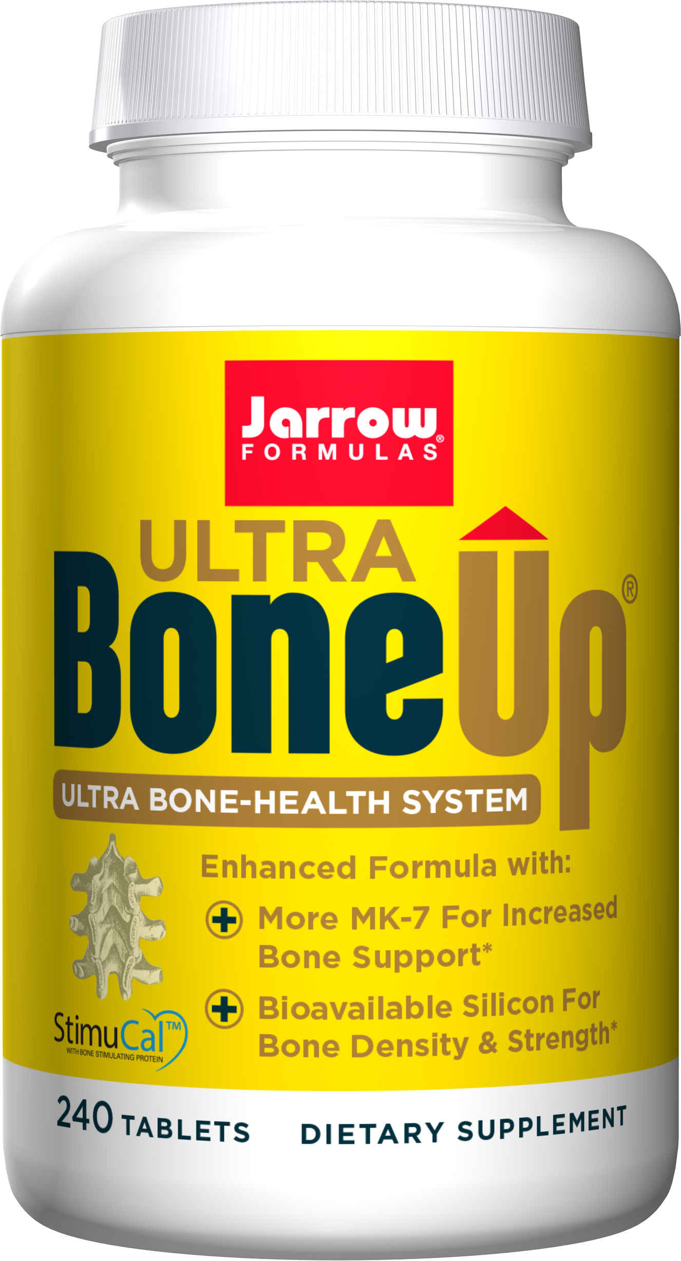 Ultra BoneUp 240 tablets calcium (MCHA) , Milk Basic Protein, D3, K2
