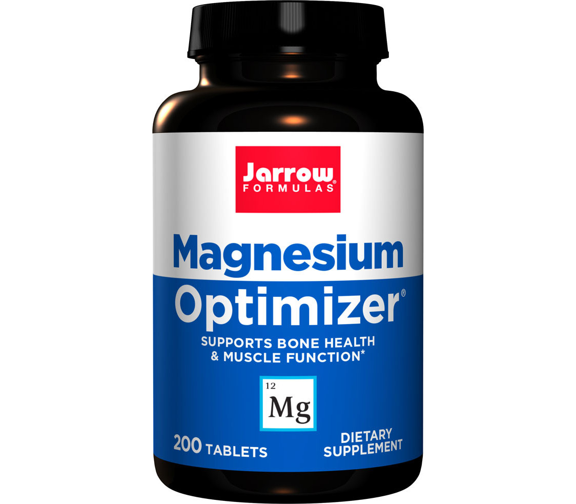 knoflook schijf meubilair Magnesium Optimizer 200 tablets - magnesium malate + potassium citrate +  taurine + P5P | Jarrow Formulas | Pasio Online