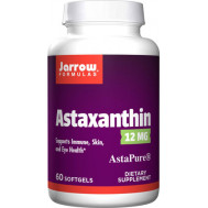 Astaxanthin High Potency 12mg 60 softgels grootverpakking - hooggedoseerde astaxanthine | Jarrow Formulas
