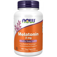 Melatonine 3mg 180 capsules - melatonine met een snelle opname | NOW