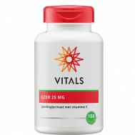IJzer 25mg 100 capsules - chelated iron bisglycinate with vitamin C | Vitals