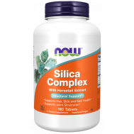 Silica Complex 180 tabletten met paardenstaartextract, ondersteunt gezonde haren, huid en nagels | NOW
