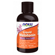 Melatonin Liquid 59ml, a powerful antioixidant hormone for a healthy sleep cycle | NOW