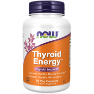 Thyroid Energy™ 90 capsules - tyrosine, ashwagandha, B-vitamins and trace minerals to support thyroid function | NOW