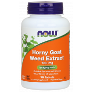 Horny Goat Weed Extract 90 tablets - a tonic for female and male energy | NOW