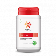 IJzer 25mg 100 capsules - gecheleerd ijzerbisglycinaat met vitamine C | Vitals