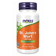 St. John's Wort 300mg 100 capsules - extract with hypericin for mood improvement | NOW