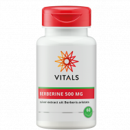 Berberine 500mg 60 capsules  - zuiver extract van Berberis aristata  | Vitals