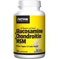 Glucosamine + Chondroitin + MSM 120 capsules trial-size | Jarrow Formulas