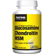 Glucosamine + Chondroitin + MSM 240 capsules value-size | Jarrow Formulas