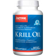 Krill Oil 120 softgels voordeelverpakking - 100% zuivere krillolie + astaxanthine | Jarrow Formulas