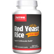 Red Yeast Rice + Q10 120 capsules - Monascus purpureus + ubiquinone (co-enzyme Q10) | Jarrow Formulas