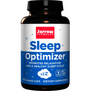 Sleep Optimizer 60 capsules - GABA, melatonin, tryptophan, hops, lemon balm & valerian | Jarrow Formulas