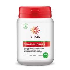 Ginkgo Biloba-PS 60 tabletten - ginkgo met verbeterde biologische beschikbaarheid | Vitals