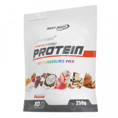 Gourmet Premium Pro Protein Mixed Bag - sachets with a matrix of casein, whey & egg protein in 10 delicious flavours | Best Body
