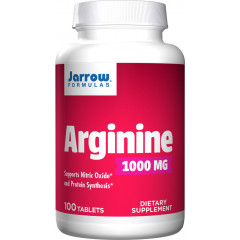 Arginine 1000mg 100 tabletten - voor sneller herstel en spieropbouw | Jarrow Formulas