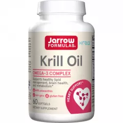 Krill Oil 60 softgels  - 100% zuivere krillolie + astaxanthine | Jarrow Formulas