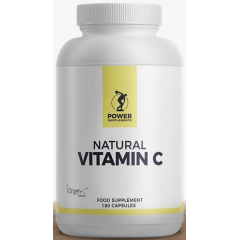C - Natural Vitamin C 180 capsules van biologische Indiase kruisbes met citrusbioflavonoïden | Power Supplements