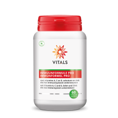Immuunformule Pro 60 capsules - all important nutrients (quercetine, vitamin A, C, D, K, selenium and zinc) for optimal immunity | Vitals