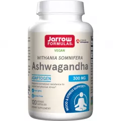 Ashwagandha extract 300mg 120 capsules - ayurvedisch prestatieverhogend middel | Jarrow Formulas