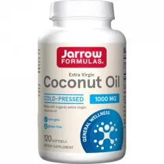 Coconut Oil (Organic Extra Virgin) 120 capsules - extra vergiene biologische kokosolie | Jarrow Formulas