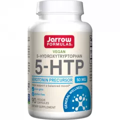 5-HTP 50mg 90 capsules - 5-hydroxytryptofaan, belangrijk voor aanmaak serotonine en melatonine | Jarrow Formulas