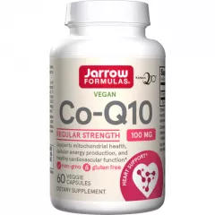 Q10 100mg 60 capsules - ubiquinon (co-enzym Q10) voor een vitaal hart | Jarrow Formulas