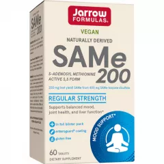 SAM-e 200mg 60 tabletten S-adenosylmethionine- multifunctionele methyldonor, ondersteunt weerstand en ontgifting | Jarrow Formulas