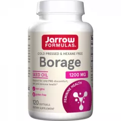 Borage GLA-240 120 softgels - gamma linoleic acid,  promotes healthy skin and immune function | Jarrow Formulas
