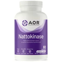 Nattokinase 100mg 60 v-capsules voor een gezonde doorbloeding | AOR