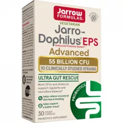Jarro-Dophilus EPS Ultra Potency 55 billion 30 capsules, the ultimate travel probiotic | Jarrow Formulas