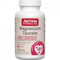 Magnesium Taurate 90 capsules - magnesiumtauraat ondersteunt een gezonde hartfunctie en sterke botten | Jarrow Formulas
