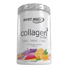 Collagen³ 450g Orange - collageen met toegevoegd hyaluronzuur, vitamine C en mineralen voor sterkere gewrichten | Best Body