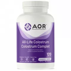 All-Life Colostrum 500 mg 120 capsules - biest met immunoglobulines, lactoferrine en proline-rijke peptiden | AOR