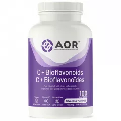 C + Bioflavonoids 100 capsules - ascorbinezuur + citrusbioflavonoiden |  AOR