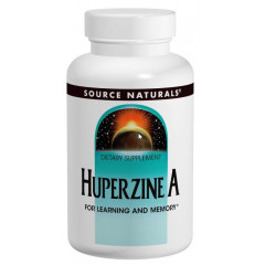Huperzine A 100mg 120 tablets supports learning and memory | Source Naturals
