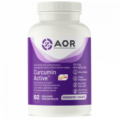 Curcumin Active 60 capsules - fast acting Longvida curcumin extract | AOR