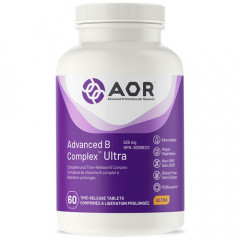 B - Ultra Advanced B complex 60 time-released tabletten - benfotiamine, methyl-B12, 5MTHF, pantethine en PQQ | AOR