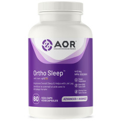 Ortho Sleep 60 capsules - GABA, theanine, 5-HTP, melatonine, valeriaan, passiebloem en citroenmelisse | AOR