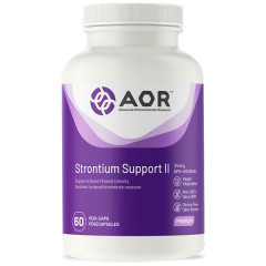 Strontium Support II 120 capsules supports bone mineral density | AOR
